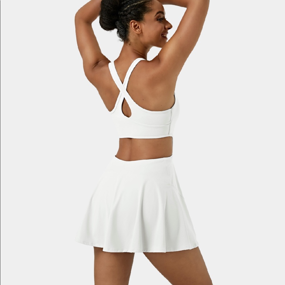 Cross cross Cut out 2-in-1 Tennis Dress